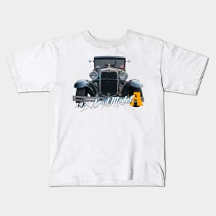 1931 Ford Model A Deluxe Tudor Sedan Kids T-Shirt